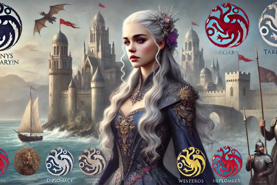 Descubra a vida de Rhaenys Targaryen, 'A Rainha Que Nunca Foi', e seu impacto em Westeros nas Crônicas de Gelo e Fogo. Explore as façanhas, a diplomacia e o legado duradouro de uma das personagens femininas mais poderosas e complexas da saga.
