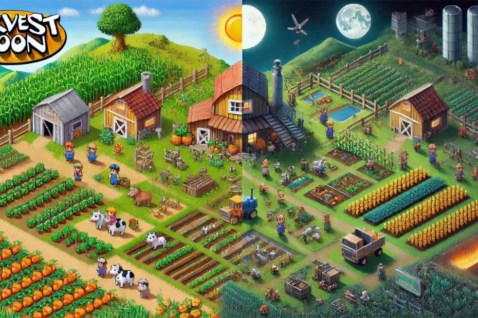 Explore a evolução de Harvest Moon, a clássica série de simulação de fazenda que encantou gerações. Descubra sua história, mecânicas de jogo e o impacto duradouro no gênero e nos jogos indie. Veja como Harvest Moon continua a moldar o mundo dos videogames de simulação.