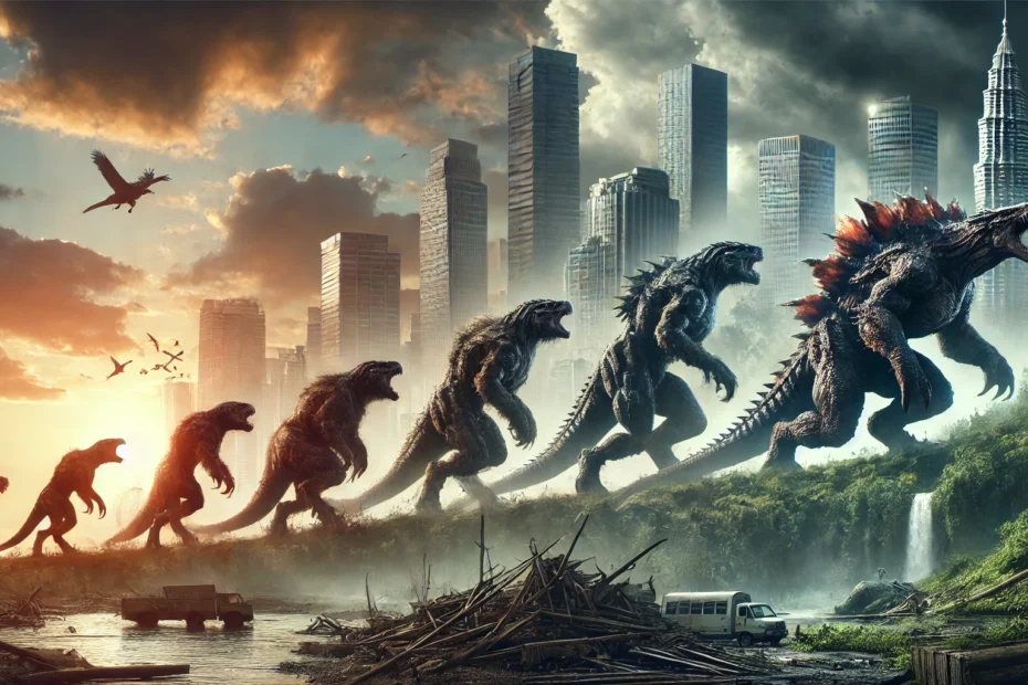 Descubra a evolução de Godzilla, o icônico rei dos monstros, desde sua origem em 1954 até seu impacto cultural global. Explore suas batalhas épicas, a trilha sonora marcante e como ele se tornou um símbolo da luta entre humanidade e natureza. Mergulhe no universo expandido de Godzilla e entenda por que ele continua a fascinar gerações.