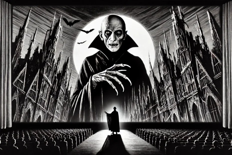 Explore o impacto duradouro de Nosferatu (1922), o clássico do terror que moldou o cinema de vampiros e influenciou gerações. Descubra a simbologia, a estética expressionista e a relevância cultural deste ícone do cinema mudo.