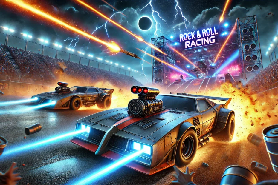 Explore Rock & Roll Racing: o clássico de corrida com combate e trilha sonora icônica de rock. Descubra sua história, impacto e legado nos games!