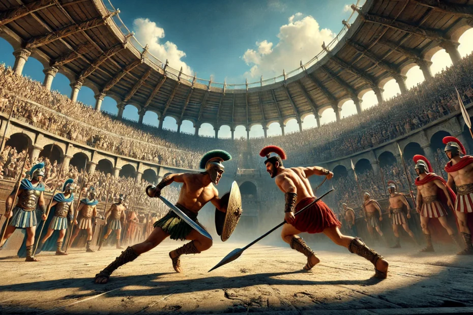 Descubra a fascinante história dos gladiadores romanos: suas lutas épicas, tipos de guerreiros, vida nas arenas e seu impacto cultural até hoje.